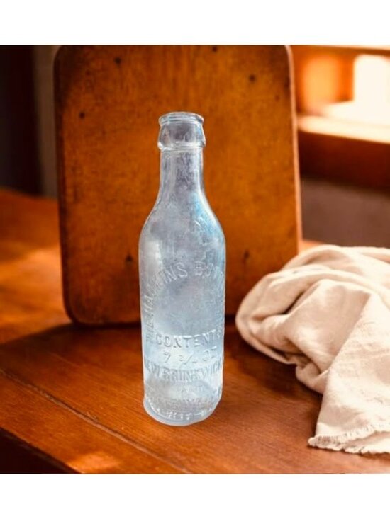 Hadkins Bottle Co Other - SCARE Hankins Bottling Co 7 3/4 oz New Bruswick NJ and Tottenville, NY Bottle